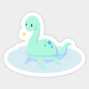 Kawaii fantasy animals - Nessie Sticker